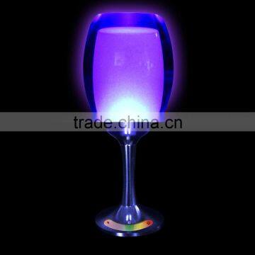 Wine Glasses Rechargeable LED Cup Night Light 1.5w/ USB Charging Cord,7 Color Changing Base,Energy-saving 8-Level photo-4