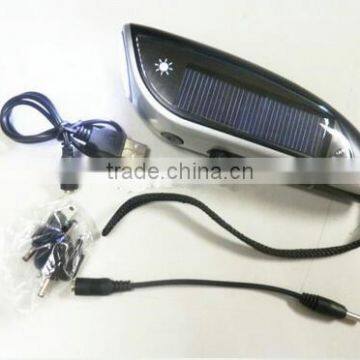 New Design Crank Emergency Mobile Charger Solar Torch Lamp photo-3