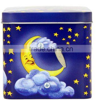 star shaped candy tin box