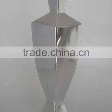 High quality handmade new design Indian gifts and crafts mirror finish recycled aluminum vase