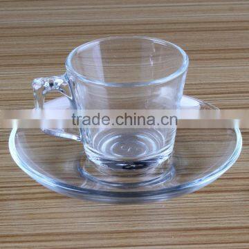 glass tea cup and saucer wholesale turkish coffee set coffee gift set