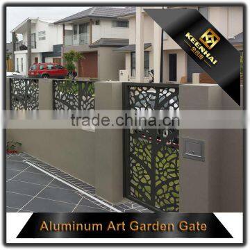 Laser Cut Aluminum Panel Main Entrance Gate Design for Villa