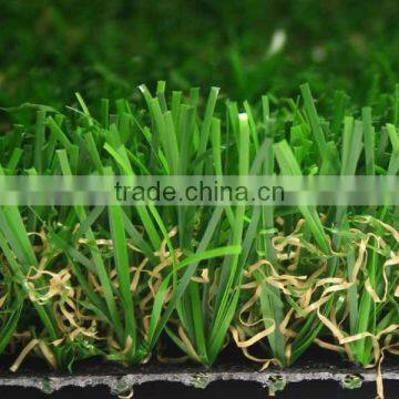 SJ218009 PU backing,Stem fiber Artificial Grass for garden or football turf