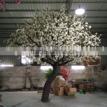 white artificial cherry blossom tree for wedding decoration