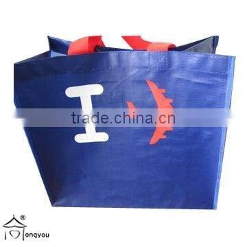 high quality pp woven eco friendly laminated PP woven shopping tote bag