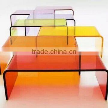 Top Sale Clear Acrylic acrylic dining table with diferent color
