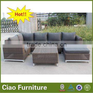 White Color Garden Sofa Set Garden Line Patio Furniture photo-3