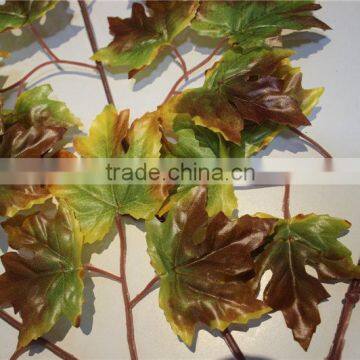 Artificial Plants Artificial Leaf Branch Decor Red Maple Leaf Decoration photo-6