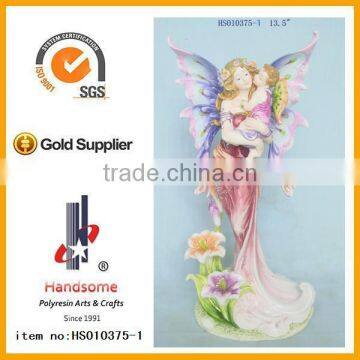 Religious resin lady figurine sculpture