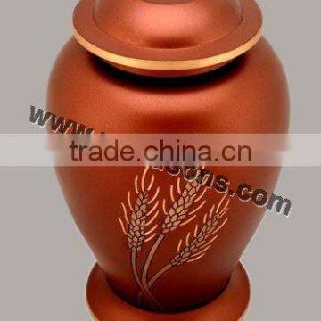 Brass decorative urns