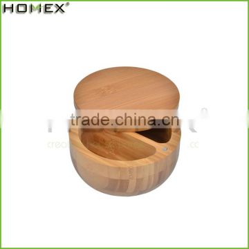 Convenient Professional Popular Bamboo Seasoning Salt Box Food Spice Jars/Homex_Factory