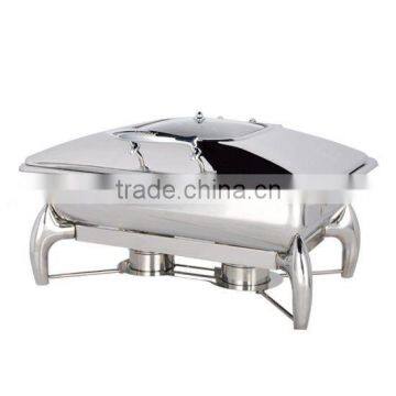 Oblong roll top chafing dish