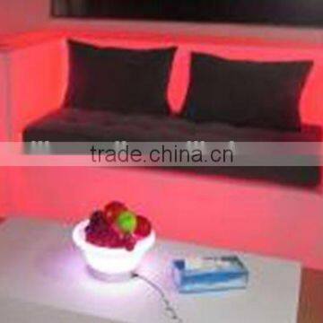 Large Size Lighting Plastic LED Home Decorative Furniture LED Sofa/chair With Double Seats photo-6