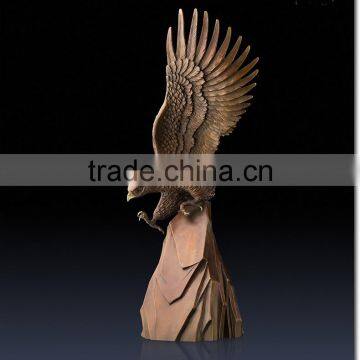 High Quality Home Decoration Metal Crafts Bronze Outdoor Eagle Statues photo-6