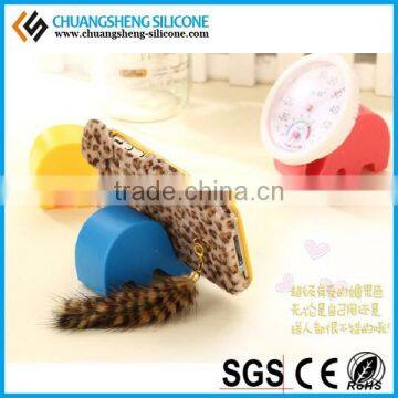 Factory Price Elephant Shape Silicone Cell Phone Stand photo-6