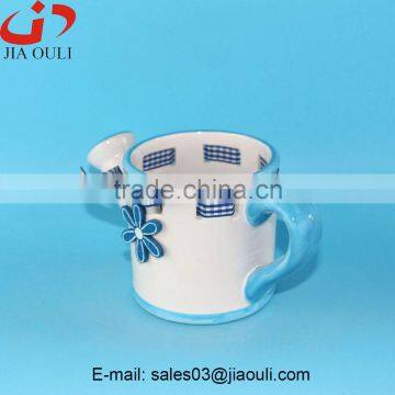 Popular Design Home Decoration Watering Can Shape Ceramic Flower Pot, Plant Pot photo-2