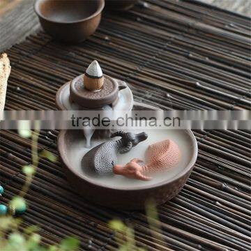 Buddhism Backflow Cattle Incense Burner photo-3