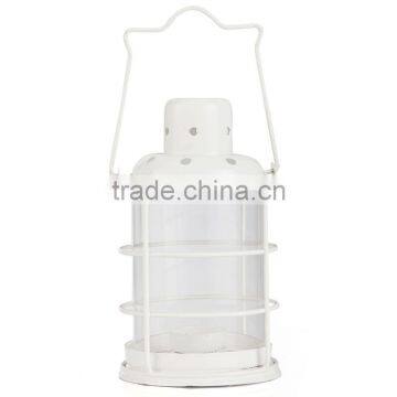 European Warm Kettle Handle Iron Candlestick Windproof Lantern Candle Holders Bar Cafe Restaurant Decor Home Furnishing photo-3