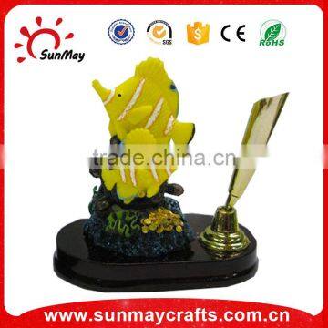 Polyresin Souvenir Desk Pen Holder
