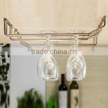 Chrome Wire Under Cabinet Stemware Holder