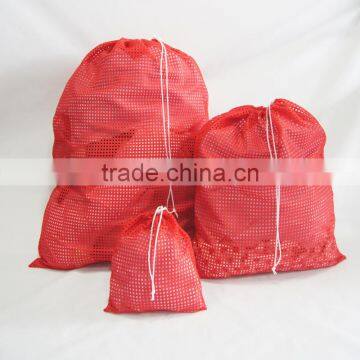 Large Polyester Sewing Drawstring Mesh Net Bags photo-2