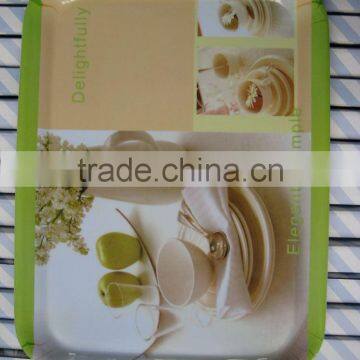 3pcs Melamine Tray with Handle