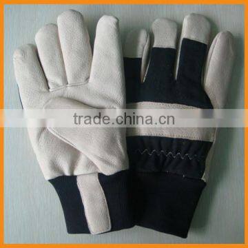 Premium Grain Pigskin Leather Working Gloves for Winter