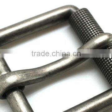 1-1/2" Standard Leather Belt Buckl, Zinc Alloy Material Buckle With Roller, Antique Nickel Belt Buckle photo-2