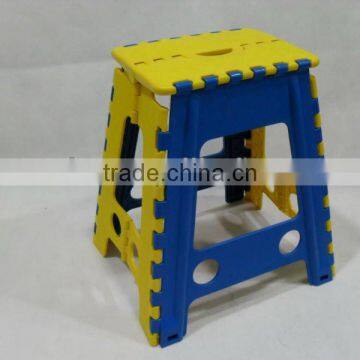 Colorful hand-held cheap outdoor plastic folding stool,for washing car,fishing,traveling.