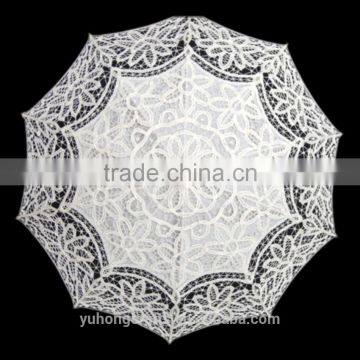 White lace parasol