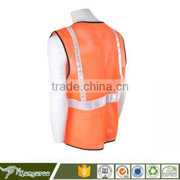 Polyester Fabric For Safety Vest With Reflective Tape photo-3