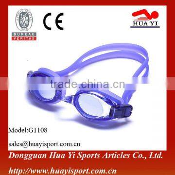 Adult silicone design oem logo silicone swimming goggles