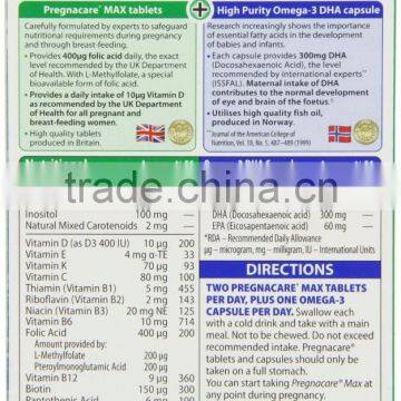 Vitabiotics Pregnacare Max Tablets Plus Omega, 84 Capsules photo-3