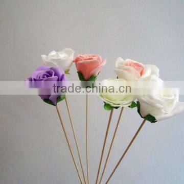 artificial rose on stick