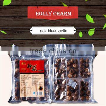 Fermented chinese solo black garlic 500g/bag hot for sale in 2016 --HC Company