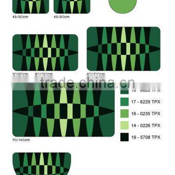 GREEN COLOR BATHMAT WHOLE SETS BATHBAT (EV-G002-BM)