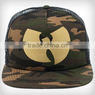 2015 New Style Camo Gold Screen Printed Trucker Hats photo-2