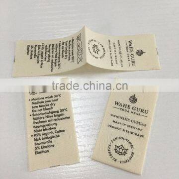 Customized Care Labels for Garment Clothing Wash Label Instruction Tag photo-5
