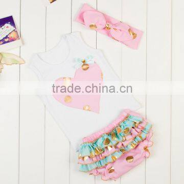 New Style Wholesale Bulk Kids Clothes Cheap China Newborn Baby Girls Clothing Set Children's Boutique photo-4