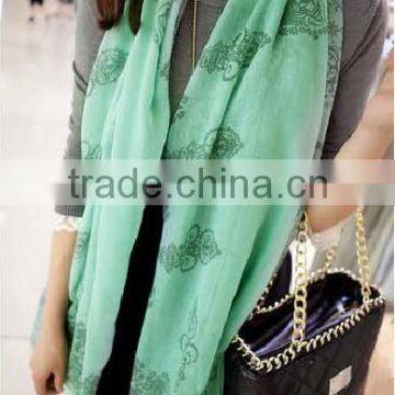 GZY 2015 Elegant women high quality fashion pashmina shawl