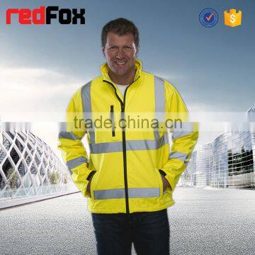 Breathable Waterproof High Visibility Softshell Jacket photo-5