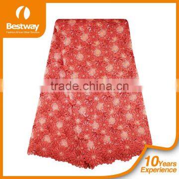 High Quality African Cord Lace Fabric Latest African Cord Lace Fabric African Lace Embroidery Fabric For Wedding Dress CP0057 photo-3