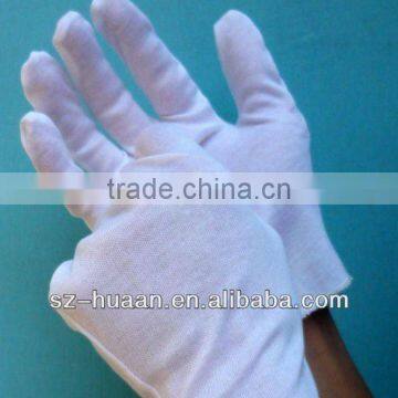 100% Cotton Work Gloves for Clean Room/ESD Gloves