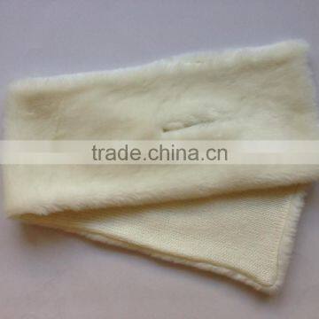 Fashion Winter Knitted Factory Produce Knit Fake Fur Scarf photo-4