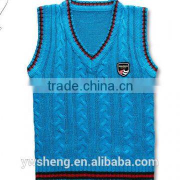 Children Sweater Knit Vest Vest Waistcoat Male Child Sweater Woolen Design Knitted Machine Price Sleeveless Sweater photo-2