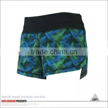 OEM Design Elastic Inside Rope Womens Gym Shorts Manufacturers photo-3