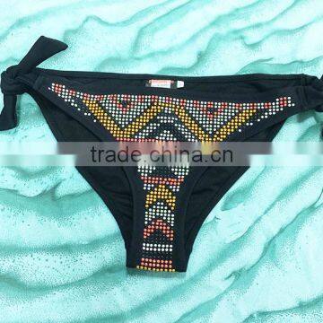 Classic Style Youg Girls Swimear Iron Bead Design Sexi Hot Girl Bikini photo-4