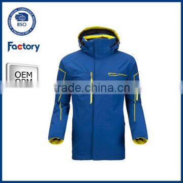 100%Polyester Ski Jacket Customized Ski Clothing Outdoor Clothing