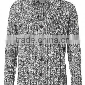Super Soft Men Cropped Cashmere Cotton Cardigan photo-5