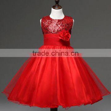 2016 super hot wholesale flower girl dress girl wedding dress party flower dress for girls